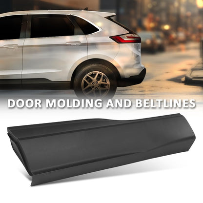 G-PLUS Rear Left Lower Door Molding and Beltlines, Compatible with Ford Edge SPOR/ST/ST-Line/Titanium 2015-2023, Driver Side, FT4Z5825557AB, FO1504112