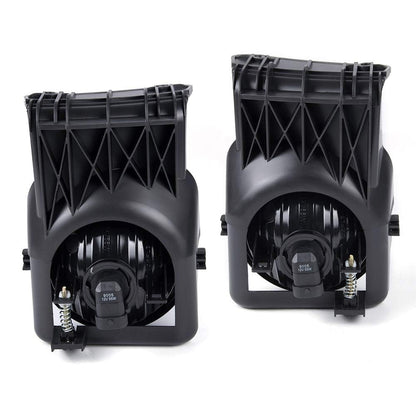G-PLUS Bumper Fog Lights Lamps Pair Set Compatible with 2003-2006 GMC Sierra 1500 2500 3500 Pickup GM2592154, GM2593154, GM2593128 15190984, 15190985, 15776382, 15776381, GM2592128 Smoke Lens