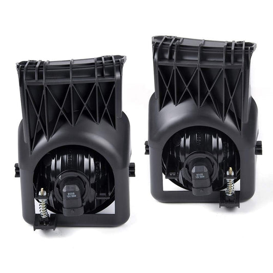 G-PLUS Bumper Fog Lights Lamps Pair Set Compatible with 2003-2006 GMC Sierra 1500 2500 3500 Pickup GM2592154, GM2593154, GM2593128 15190984, 15190985, 15776382, 15776381, GM2592128 Smoke Lens