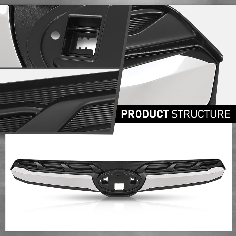 G-PLUS Hood Top Grille Compatible with Subaru Forester 2017-2018,Fit For Models With Type 2 Grille 91121SG240