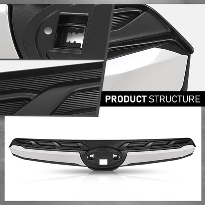 G-PLUS Hood Top Grille Compatible with Subaru Forester 2017-2018,Fit For Models With Type 2 Grille 91121SG240