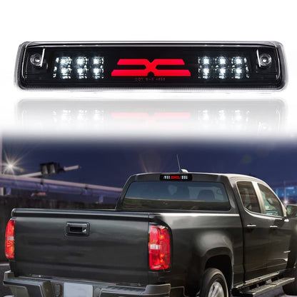 G-PLUS LED 3rd Third X Brake Light Rear Brake Stop Tail Light Fit 2015-2018 Colorado/Canyon GM25971002 52019397 High Mount Stop Light Third Tail Light