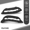 G-PLUS Pair Fog Light Cover Bezel Bumper Grille, Compatible with Benz C250 C300 C350 2012-2015, LH Driver & RH Right 2PCS, 2048851453, 2048851353