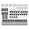 G-PLUS Auto Front End Sheet Metal Bolt Kit Compatible with 1964-72 Chevy Chevelle/SS/LS5/LS6 El Camino Monte Carlo Pontiac GTO Buick Skylark/GS