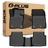 G-PLUS Floor Mats Compatible with Ford Escape 2020 2021 2022 2023 2024 2025 1st & 2nd Row All Weather Full Cover Protection TPE Car Floor Cargo Liners 3pcs Black