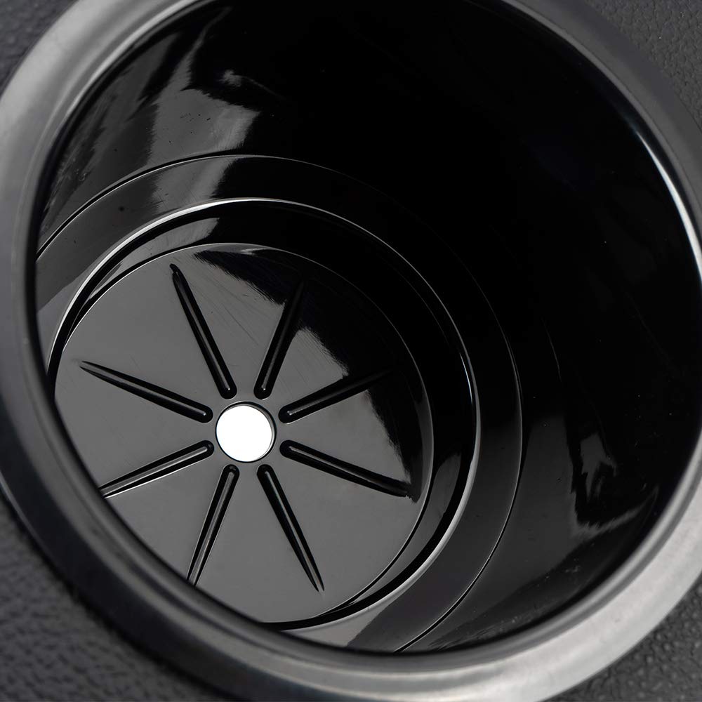 Black Rear Seat Armrest with Cup Holder Universal Compatible for EZGO, Compatible for Club Car, Compatible for Yamaha and Other Golf Cart Models