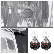 G-PLUS Front Bumper Fog Lights & End Cap Set for Chevy Silverado 1500 2007-2013 Close-up View