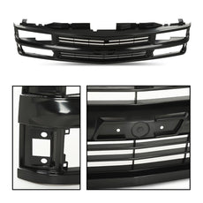 G-PLUS Front Bumper Grille for Chevy Silverado Blazer C/K 1500 2500 3500 1994-2000 Black Product Features