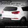 G-PLUS Pair Rear Door C Pillar Molding, Compatible with Kia Sportage 2011-2016, LH Driver & RH Passenger 2PCS, Chrome, 832703W000, 832803W000, 83270-3W000, 83280-3W000