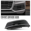 G-PLUS Front Bumper Fog Light Grille Bezel Insert Left Driver Side Compatible with Audi Q5 2018-2020 80A807679DRU6 80A807245