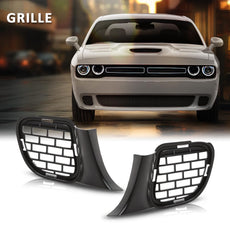 G-PLUS Fog Light Covers 2PCS for Dodge Challenger Hellcat Widebody 2015-2023 Black Product Details
