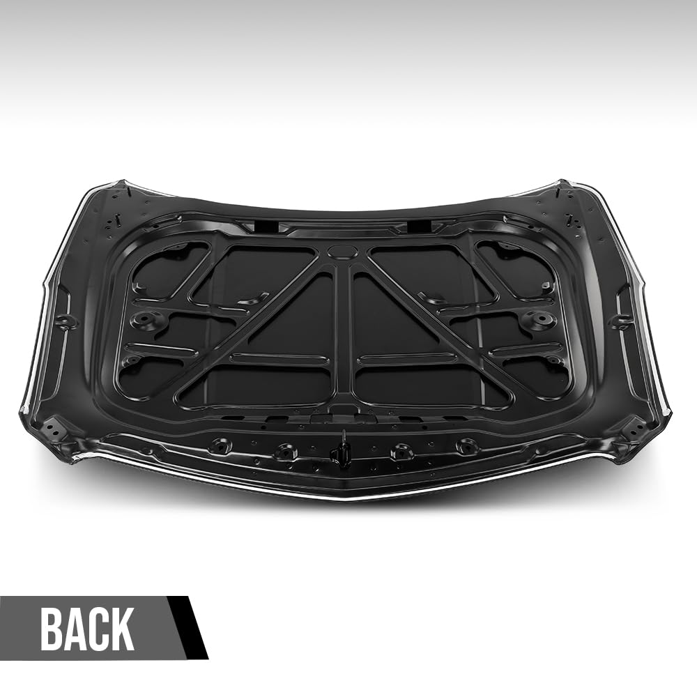 G-PLUS Front Hood Panel Compatible with Cadillac ATS 2013-2019 84076715 Black