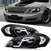 G-PLUS LED Headlights Assembly Fit Chevy Monte Carlo 2006 2007/Chevy Impala 2006-2013/Chevy Impala Limited 2014-2016 DRL Corner Headlamps Clear Lens Black Housing Clear Reflector,faros delanteros