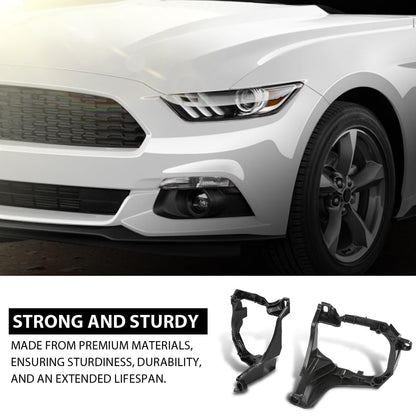 G-PLUS Pair Front Fog Light Bracket, Compatible with Ford Mustang 2015 2016 2017, Left Driver & Right Passenger Side, FR3Z15266A, FR3Z15266B