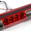 G-PLUS LED Third Brake Light Compatible With Chevy Silverado GMC Sierra 1500 2500HD 3500 1999-2006,3RD Cargo LED Tail Lamps Chrome Housing Red & Smoky Lens