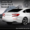 G-PLUS Rear Bumper Reflector Light Tail Lamp Case Right Compatible with Honda Accord 2018-2022