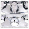 G-PLUS Chrome Wheel Covers Rear Axle Hub Caps 4 PCS Compatible with Most of 10 Holes 22.5" & 24.5" Semi-Truck Wheels with 11.25" Bolt Circle Wheels with 33mm Thread-On Lug Nut Covers