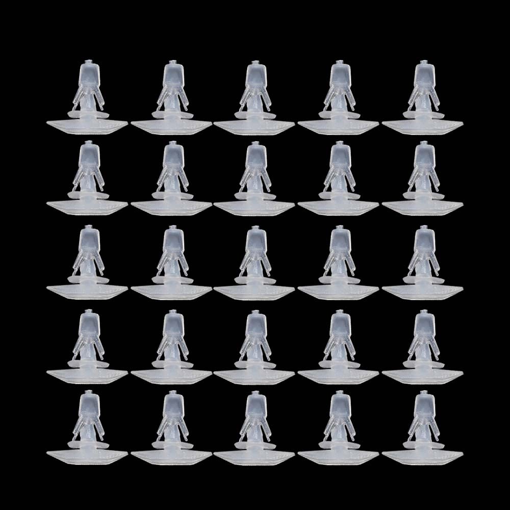 G-PLUS Door Weatherstrip Clips Nylon 3/16" Hole, 25pcs Window Weather Strip Clips 21077575
