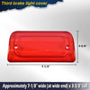 G-PLUS 3rd Brake Light Lens Cover Compatible with1994-2004 Chevy S10 /GMC Sonoma,ONLY for Standard or Crew Cab,Automotive Brake Lamp Lens Cover