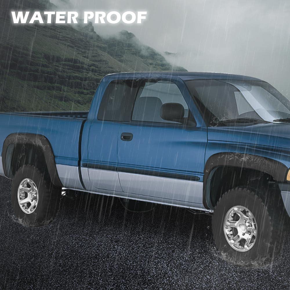 G-PLUS Fender Flares Compatible with Dodge Ram 1500/2500/3500 Models Only 1994-2001 Textured Matte Pickup Truck Accessories Trim Cover Protector 4pcs