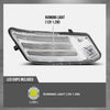 G-PLUS DRL Daytime Running Lights Pair LED Left & Right Compatible with Volvo XC60 2010-2013 31290873, 31290874 White