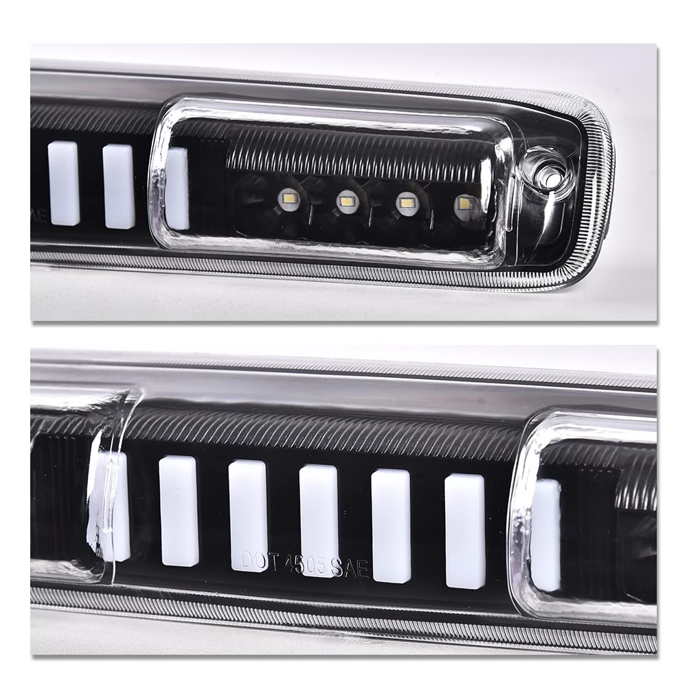 G-PLUS LED 3rd Third Tail High Mount Stop Type I Brake Lamp Compatible with 2007 Chevy Silverado/GMC Sierra 1500 2500 3500 & HD Models Classic 5978318 16525205