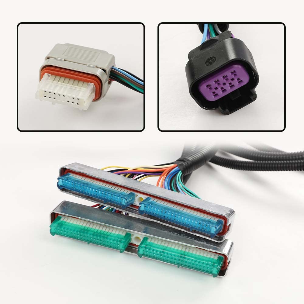 G-PLUS Standalone Wiring Harness Drive by Wire 4L60E 4.8 5.3 6.0 DBW Compatible with 2003-2007 Chevy, Gmc, Cadillac and Hummer Truck Engines (Drive by Wire Only) with 4l60e Transmissions.