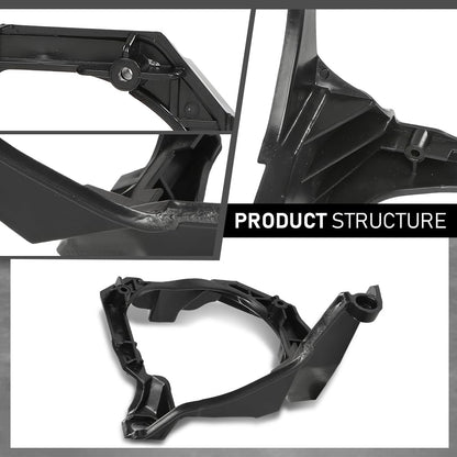 G-PLUS Pair Front Fog Light Bracket, Compatible with Ford Mustang 2015 2016 2017, Left Driver & Right Passenger Side, FR3Z15266A, FR3Z15266B