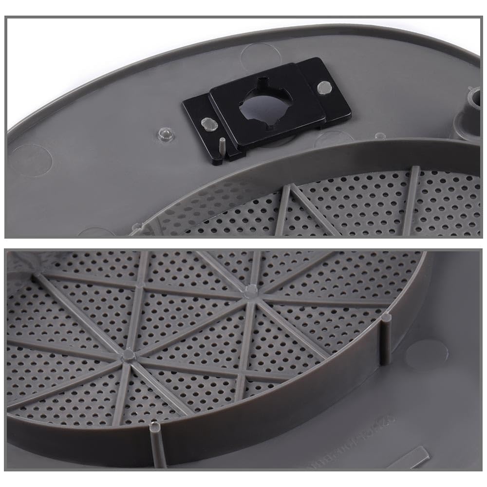 G-PLUS Gray Dash Speaker Cover Grille Grill Compatible with Chevy S10 Blazer/GMC Jimmy Sonoma/Oldsmobile Bravada 1998-2005 Left & Right Side 15046446