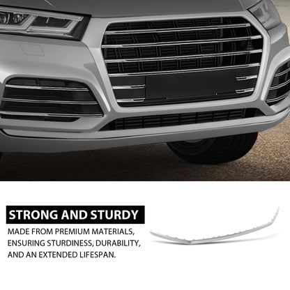 G-PLUS Front Bumper Cover Molding Trim Insert Impact Strip, Compatible with Audi SQ5 & Q5 W/SLine Package Only 2018-2020, 80A807107DGRU, AU0807107