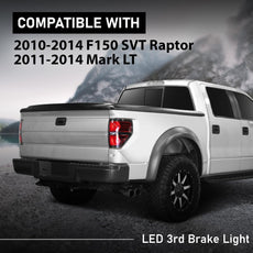 G-PLUS LED Third Brake Light for Ford F150 SVT Raptor 2010-2014 Lincoln Mark LT 2011-2014 Front View