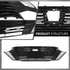 G-PLUS Front Bumper Upper Grille Compatible with Nissan Sentra S SV 2024-2025 62310-6LY0A, 623106LY0A