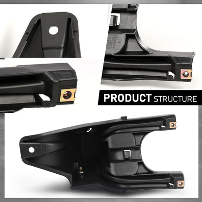 G-PLUS Front Lower Headlight Bumper Bracket Left Driver Side Compatible with BMW X5 2007-2013/Fit BMW X6 2008-2014 51657157983 BM1244101