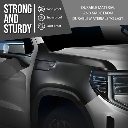 G-PLUS Front Right Fender Compatible with GMC Sierra 1500 2019 2020 2021 2022 2023 84496745, GM1241413 Black