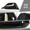 G-PLUS Rear Bumper Garnish Cover Right Passenger Side Compatible with Honda Civic Hatchback 2020 2021 71513-TGG-A50ZB, 71513 TGG A50ZB Black