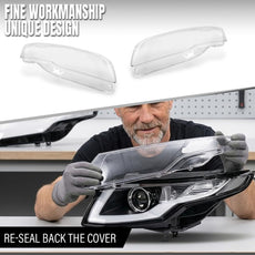 G-PLUS Headlight Lens Cover for Audi A4 B7 S4 2005-2008 Clear Pair Product Details