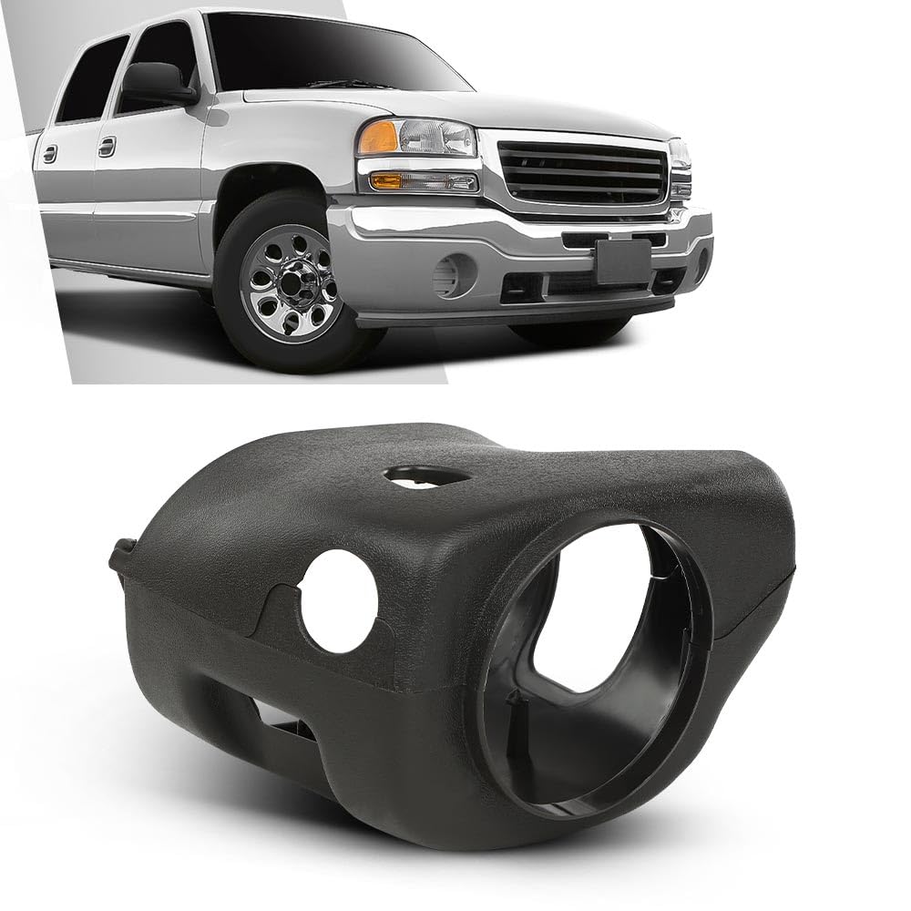 G-PLUS Steering Column Cover Compatible with 2003-2006 GMC Sierra Yukon,Fit 2003-2006 Chevy Silverado Suburban Tahoe with Automatic Transmission & Tilt Steering Column 26089140