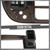 G-PLUS Center Dash Radio Bezel Compatible with Ford F150 Expedition 1997-2003 Brown Dashboard Cover