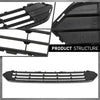 G-PLUS Front Bumper Cover Grille Compatible with Subaru Outback 2015-2017 57731AL03A, SU1036100