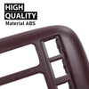 G-PLUS Dash Radio Cluster Trim Bezel Panel Compatible with Chevy Astro GMC Safari 1995-2005 15718197 Dark Red