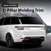 G-PLUS Rear Outside D Pillar Finish Molding Trim Compatible with Range Rover L405 2013-2021 2pcs Glossy Black
