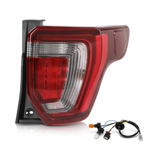 G-PLUS Tail Light Assembly Rear Brake Lamp Right with Wiring Harness & Bulb Compatible with Ford Explorer 2016-2019 FB5Z13404G Faros Traseros Luces Traseras