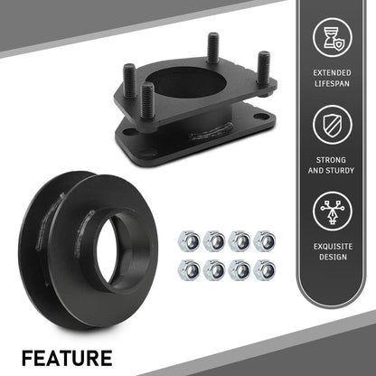 G-PLUS Front 2.5" & Rear Spacer 2.0" Leveling Lift Kit Compatible with Jeep Liberty KJ 2002-2007