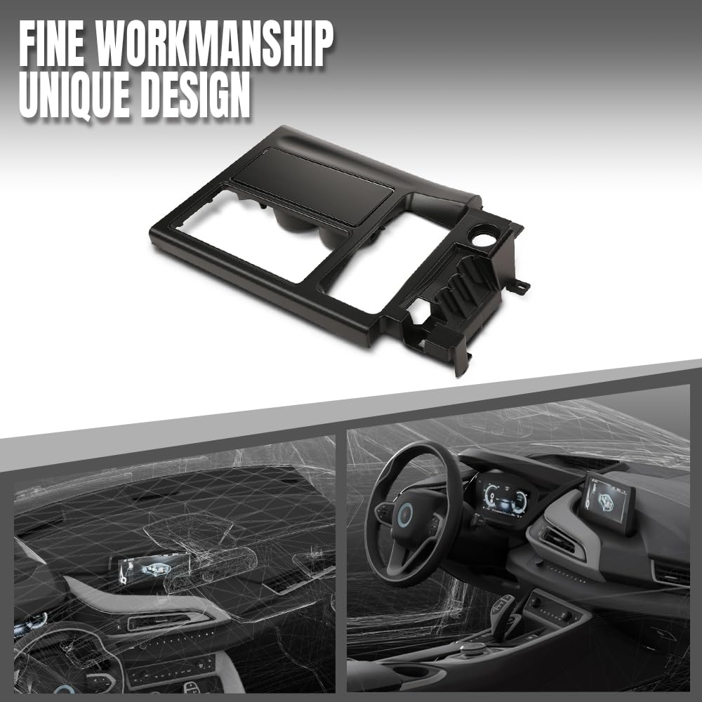 G-PLUS Console Shift Plate Manual Trans Compatible with Chevy Corvette C4 1994 1995 1996 Black