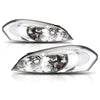 G-PLUS Headlights Assembly Fit Chevy Monte Carlo 2006 2007/Chevy Impala 2006-2013/Chevy Impala Limited 2014 2015 2016 Headlamps W/o Bulbs Clear Lens Chrome Housing Clear Reflector,faros delanteros