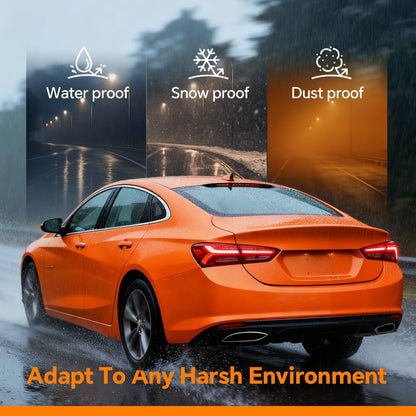 G-PLUS LED Tail Light Lamp Compatible with Chevy Malibu 2019 2020 2021 2022 Driver Rear Lamps Red Clear lens Chrome Houning 84595944 GM2800262 GM2801262 Luces Traseras Faros TraserosAssembly