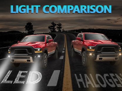 G-PLUS Upgrade LED Fog Lights Assembly Kit Compatible with 2015-later Ford F150 (all trim levels), 2017-2018 Super Duty Bumper Lamps FL3Z15200B FO2593235