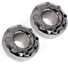 G-PLUS Dually Front 4X4 Open Chrome Wheel Center Hub Cap Compatible with 2005-2018 Ford F350 Replaces 5C3Z1130TA