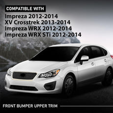 G-PLUS Mesh Grille for Subaru Impreza WRX STI Crosstrek 2012-2014 Front View