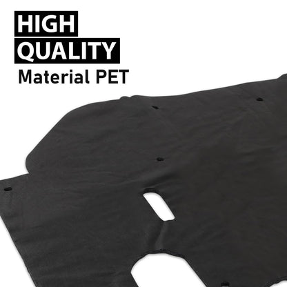 G-PLUS Engine Hood Insulation Pad Black with Clip, Compatible with 1993-1997 Ford Ranger